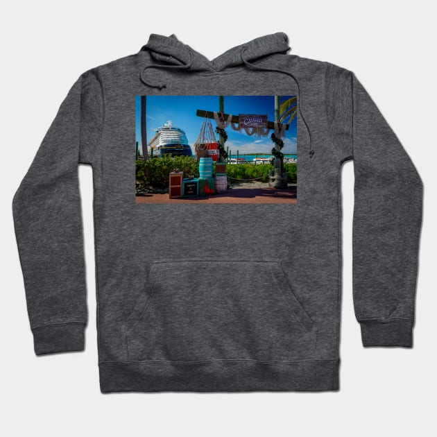 Fantasy, Island Hoodie by Enzwell